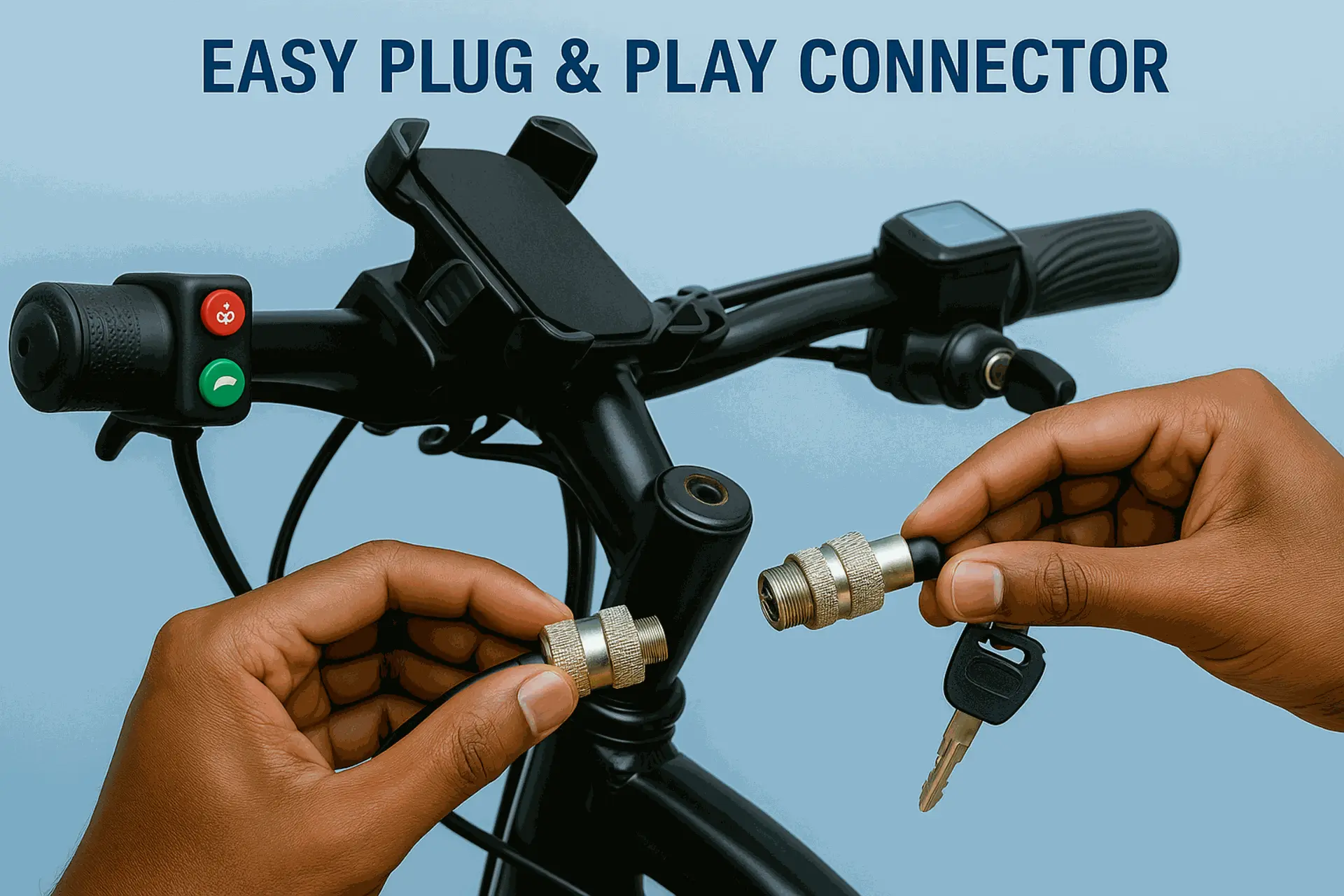 Easy plug connector 